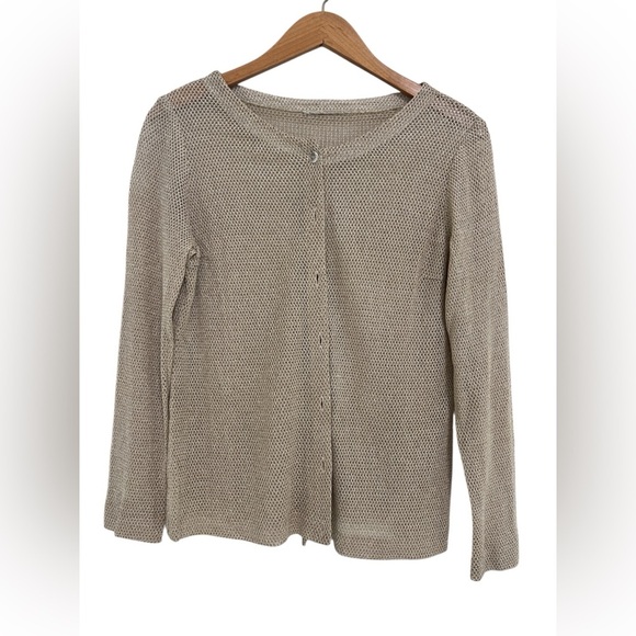 Francais Huey Waltzer Gold Shimmer Mesh Dress with Sweater Jacket Size 6 - Picture 6 of 13